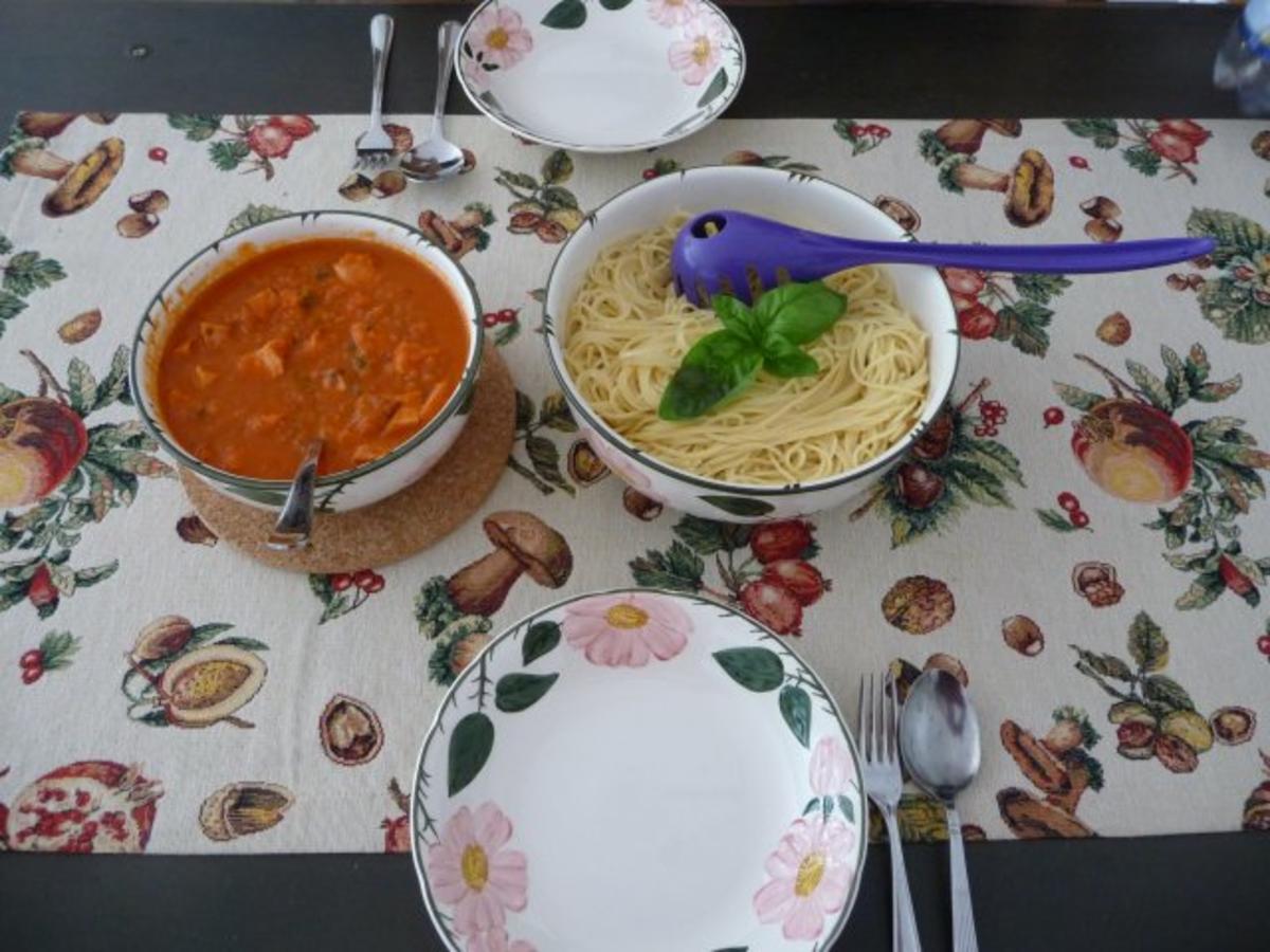 Pasta : Tomaten - Paprikasoße mit Spaghetti - Rezept - Bild Nr. 21