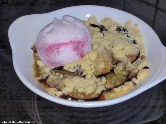 Rezept: Zwetschgen Crumble Zwetschgen Crumble - Rezept