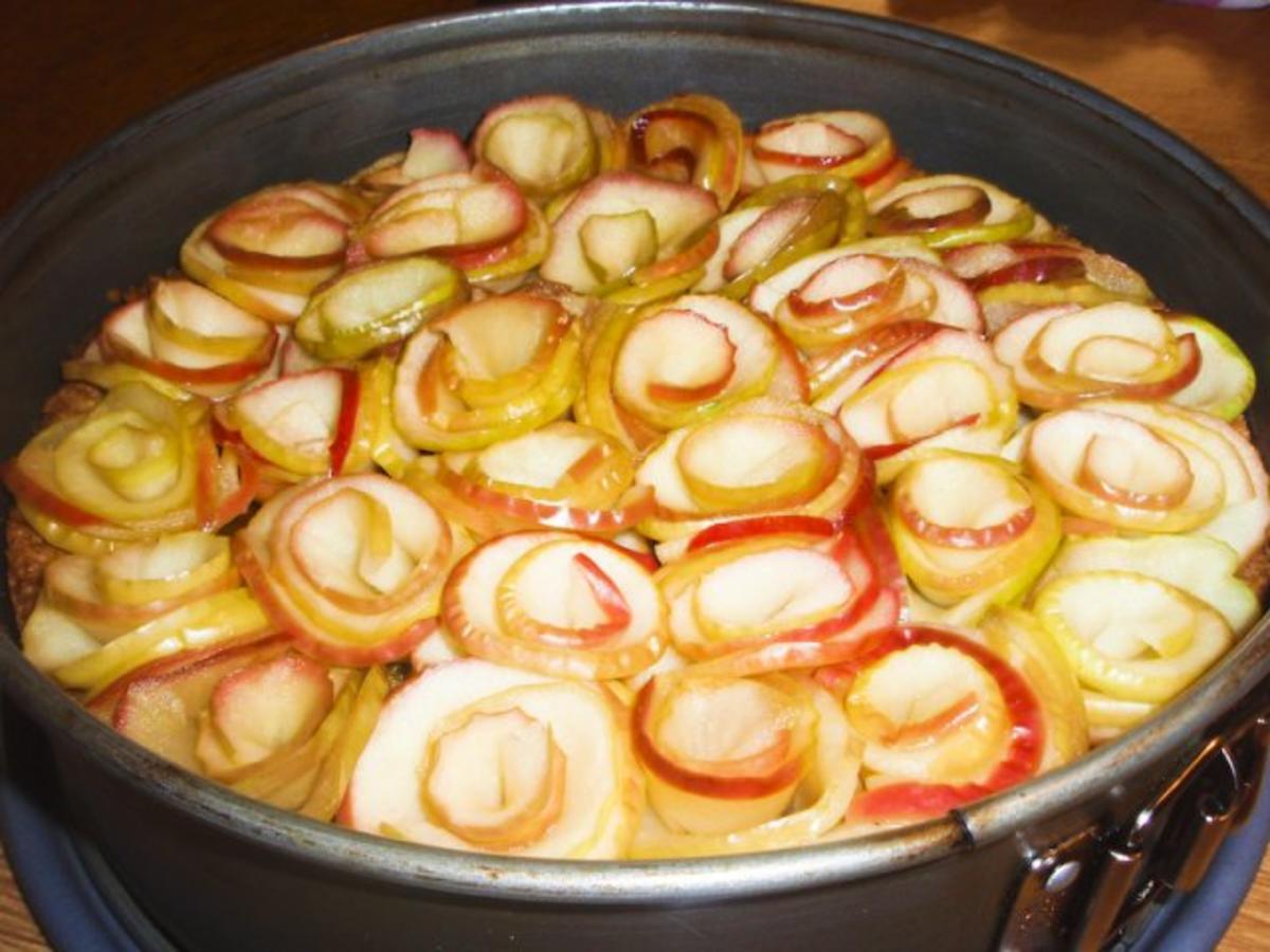 Mürbteig-Apfel-Kuchen mit Pistaziencreme - Rezept - Bild Nr. 4