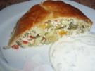 Gemüsestrudel mit Kräutersauce - Rezept