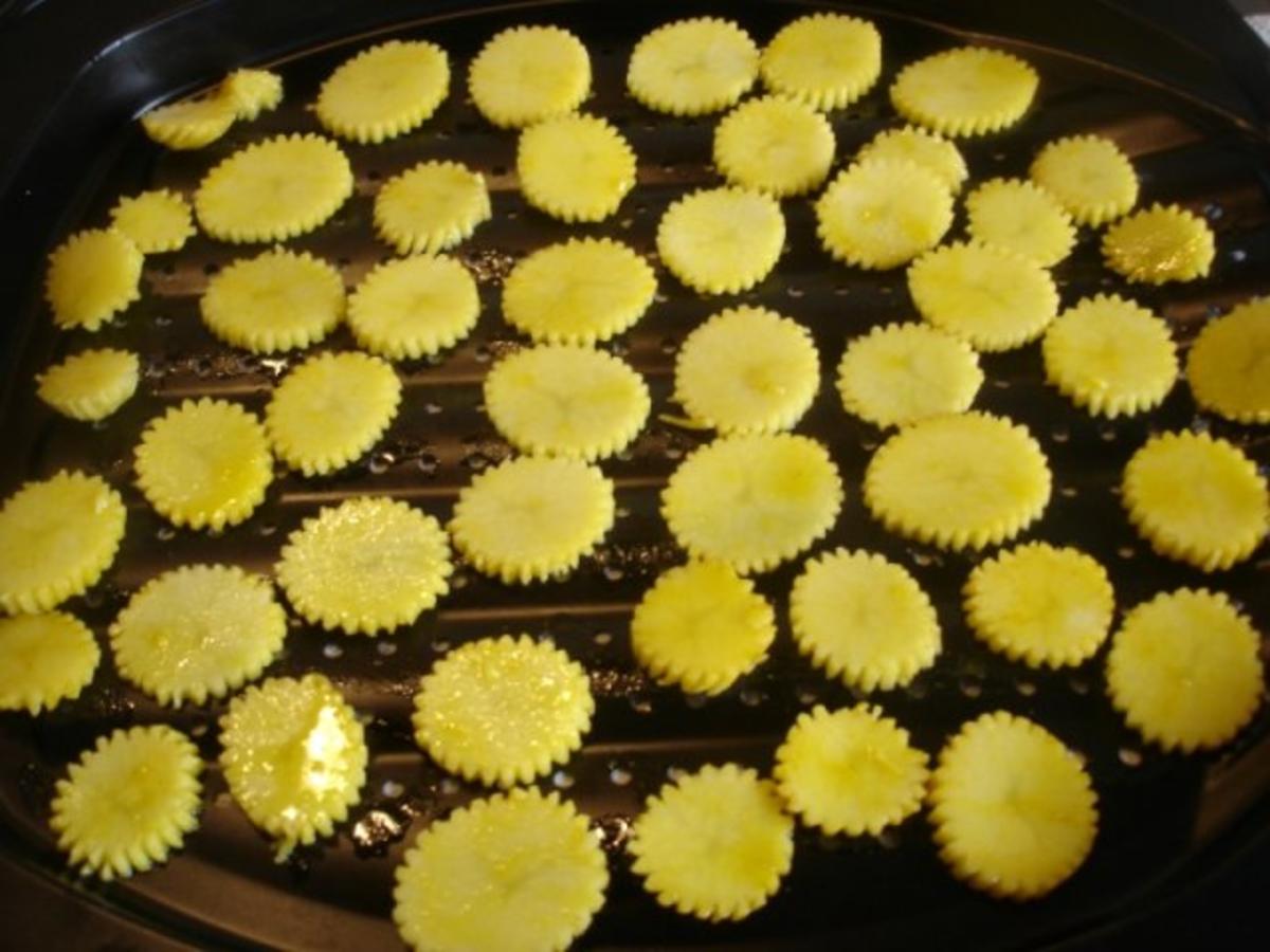 Kartoffelblüten mit Spiegelei und Radisalat - Rezept - Bild Nr. 9