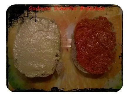 Abendbrot: Pikantes Brötchen überbacken - Rezept - Bild Nr. 3