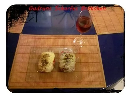 Abendbrot: Pikantes Brötchen überbacken - Rezept - Bild Nr. 8