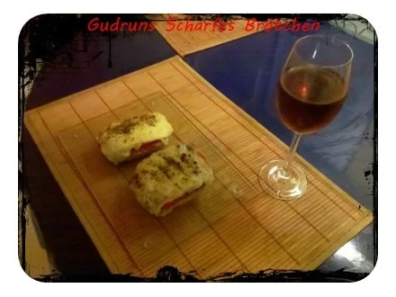 Abendbrot: Pikantes Brötchen überbacken - Rezept - Bild Nr. 9