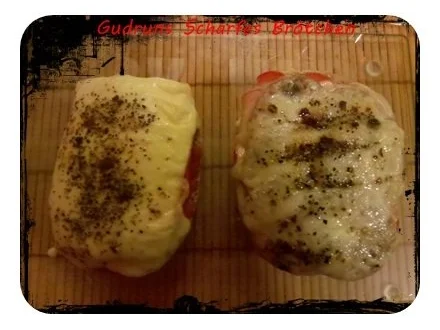 Abendbrot: Pikantes Brötchen überbacken - Rezept - Bild Nr. 11