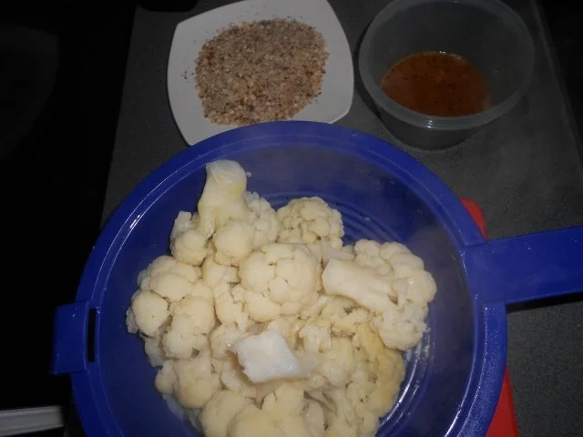 Blumenkohl mit Nüssen und Mandeln paniert - Rezept - Bild Nr. 2