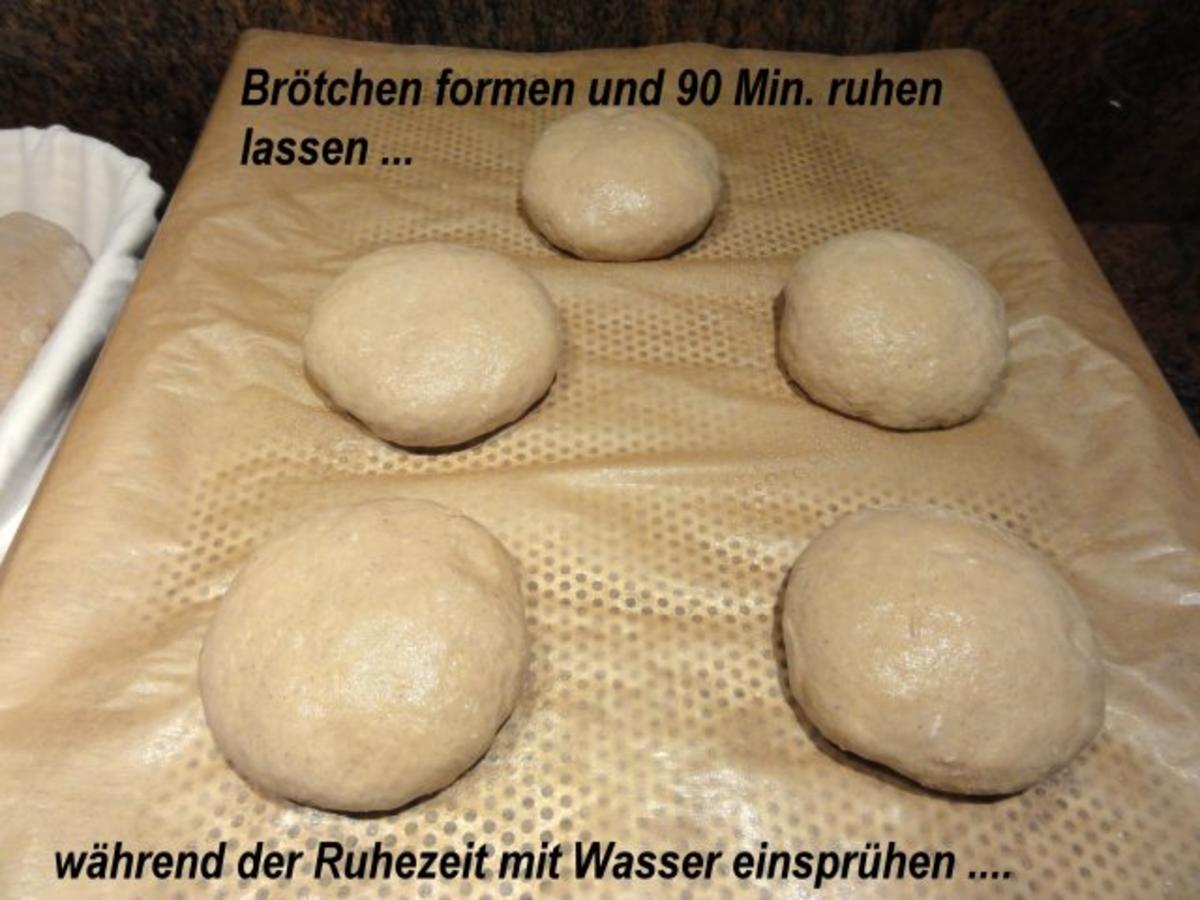 Brot:   ROGGENBROT + BRÖTCHEN selber backen - Rezept - Bild Nr. 4