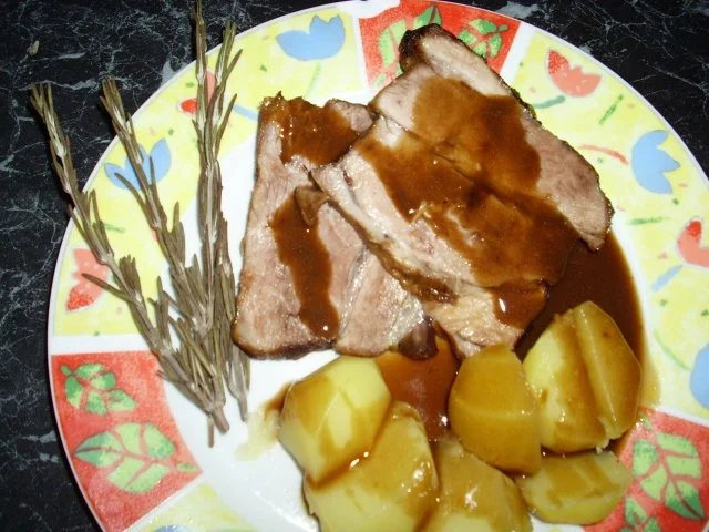 Rezept: Schweinenackenbraten und Dicke Rippe a la Monika Bild Nr. 6 Schweinenackenbraten und Dicke Rippe a la Monika - Rezept - Bild Nr. 6
