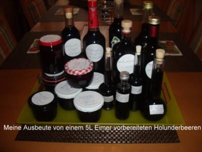 Rezept: Holunderbeeren -Variationen Holunderbeeren -Variationen - Rezept