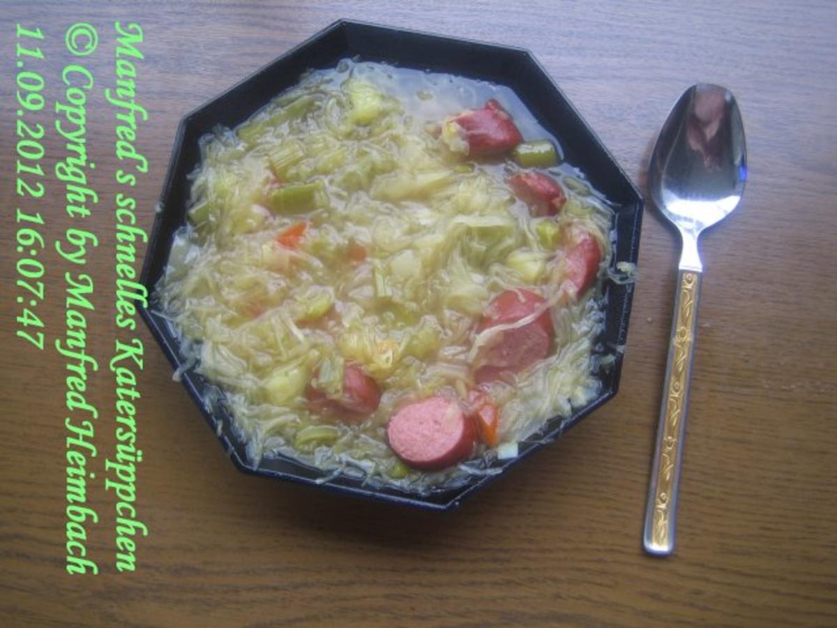 Suppen – Manfred’s schnelles Katersüppchen - Rezept