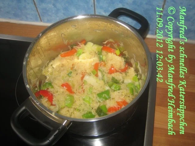 Suppen – Manfred’s schnelles Katersüppchen - Rezept - Bild Nr. 2