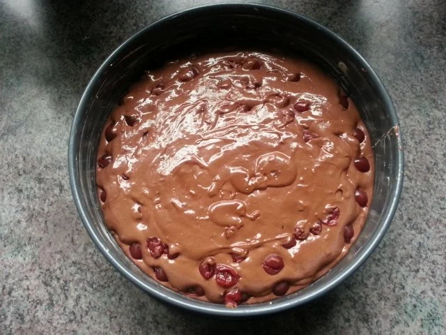Schokokuchen mit Kirschen - Rezept - Bild Nr. 6