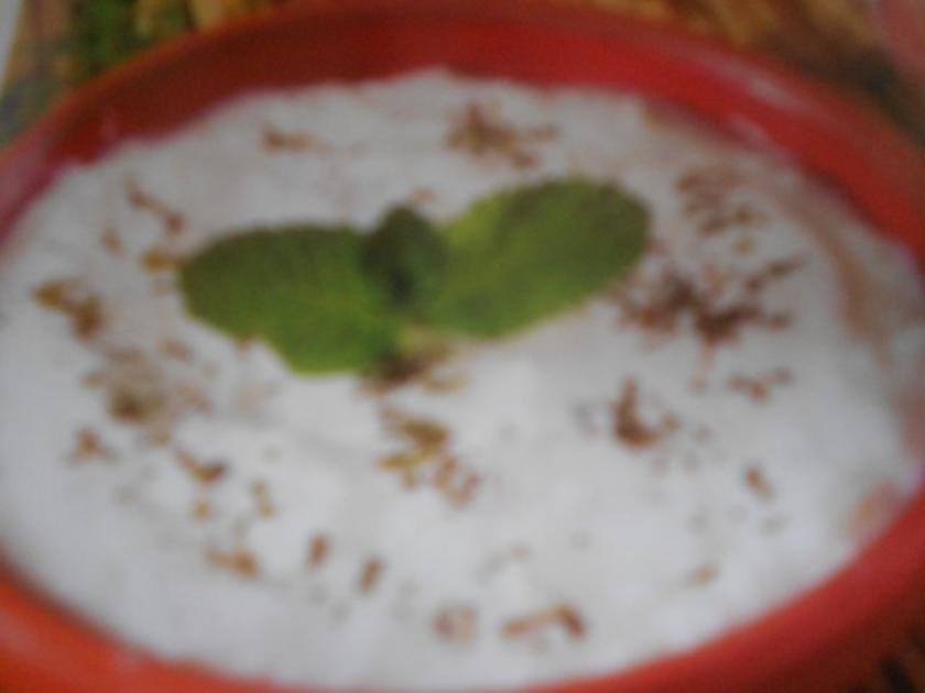 Joghurt Dip nach türkischer Art - einfach - 52 kcal/100g