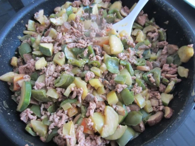 Hackfleisch-Gemüse-Käse-SENF-Pfanne - Rezept - Bild Nr. 11