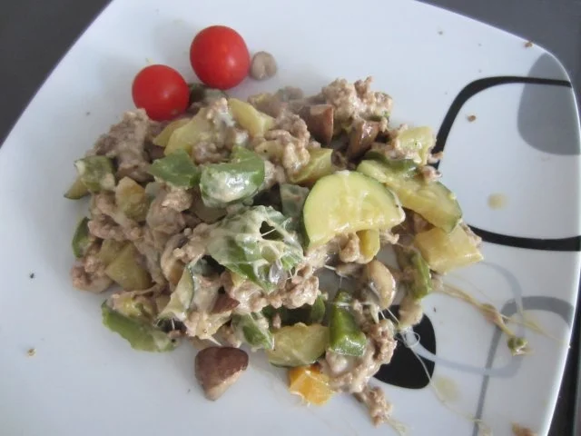 Hackfleisch-Gemüse-Käse-SENF-Pfanne - Rezept - Bild Nr. 14