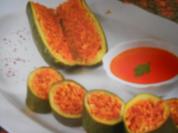 Zucchini mit Bulgur gefüllt - Rezept