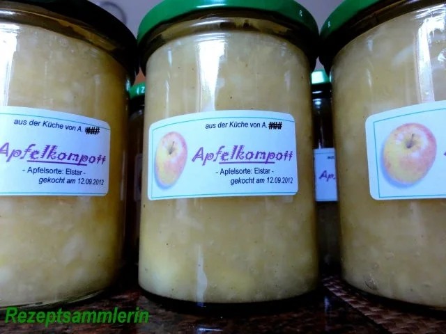Rezept: Dessert: APFELKOMPOTT Dessert: APFELKOMPOTT - Rezept