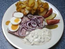 Bauernsülze mit Bratkartoffeln - Rezept
