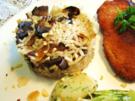 Pilz-Reis mit gerösteten Mandeln - Rezept