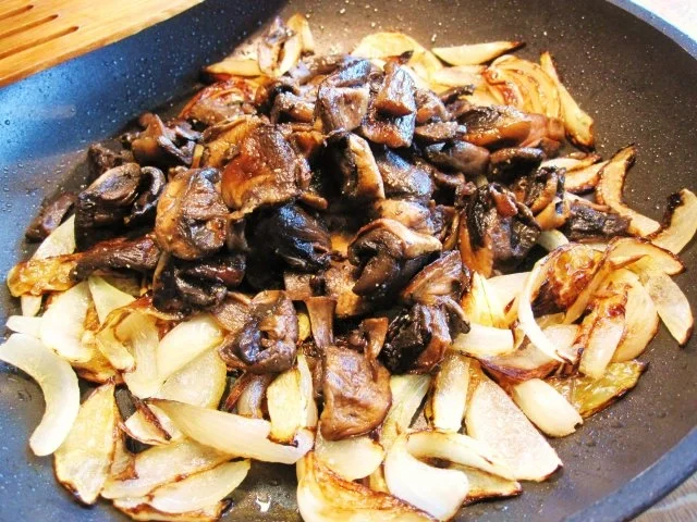 Pilz-Reis mit gerösteten Mandeln - Rezept - Bild Nr. 5
