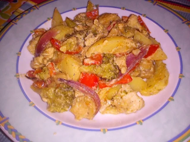 Rezept: Warmer Herbst- Kartoffelsalat mit Majo Bild Nr. 2 Warmer Herbst- Kartoffelsalat mit Majo - Rezept - Bild Nr. 2