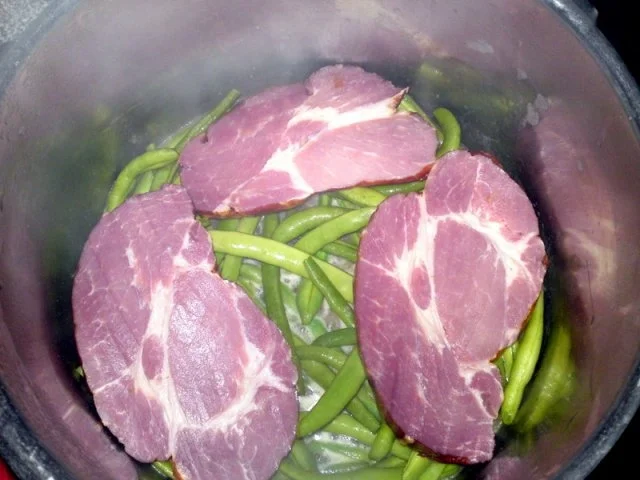 Speck mit Bohnen - Rezept - Bild Nr. 3