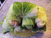 Wirsing-Rouladen in Senf-Soße - Rezept