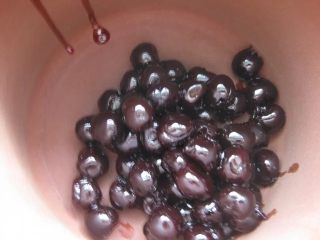 Pfirsich-Feigen-Ananas-Amarenakirsch-Marmelade - Rezept - Bild Nr. 3