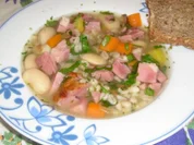 Kärntner Hamatle Ritschert ( Rollgerste) - Rezept