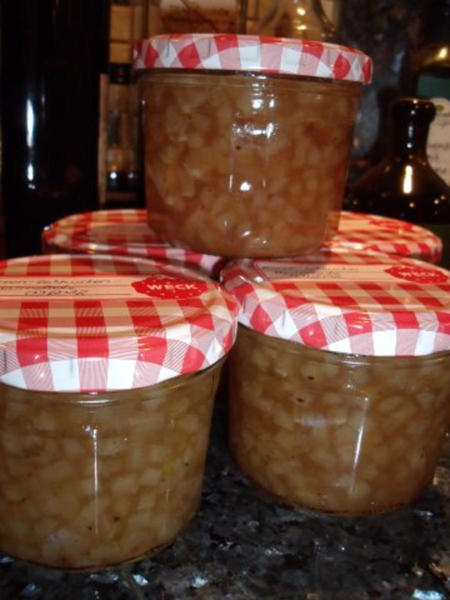 Birnenmarmelade mit Lebkuchengewürz - Rezept