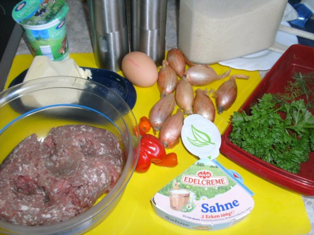 Fleischbällchen mit Zwiebeln und Pfefferschoten - Rezept - Bild Nr. 2