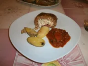 Gefüllte Hachfleischrollle - Rezept