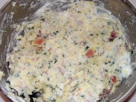 Ofenkartoffeln mit Meerrettichkäse und Serranoschinken - Rezept - Bild Nr. 4