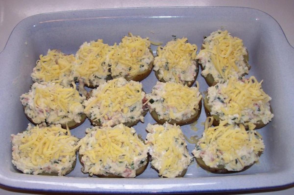 Ofenkartoffeln mit Meerrettichkäse und Serranoschinken - Rezept - Bild Nr. 6