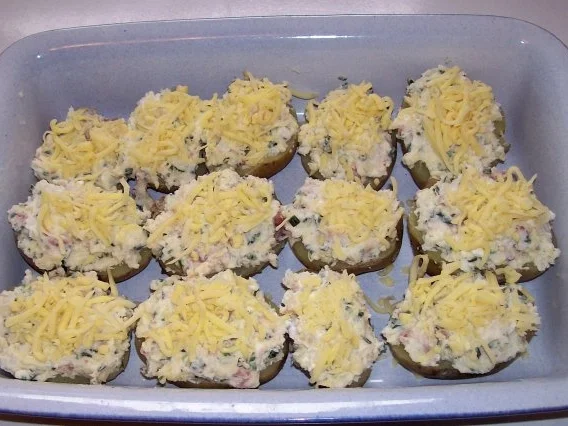 Ofenkartoffeln mit Meerrettichkäse und Serranoschinken - Rezept - Bild Nr. 6