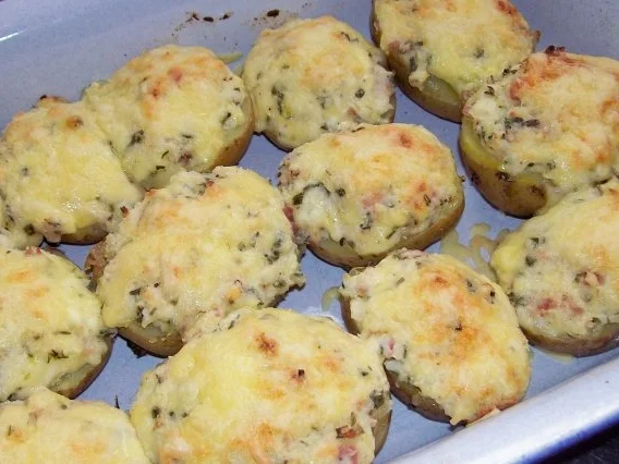 Ofenkartoffeln mit Meerrettichkäse und Serranoschinken - Rezept - Bild Nr. 8