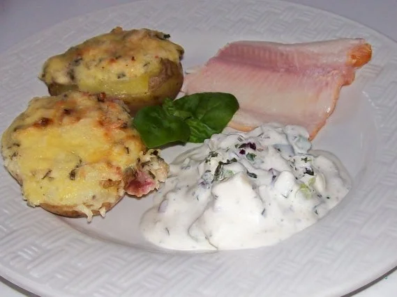 Ofenkartoffeln mit Meerrettichkäse und Serranoschinken - Rezept - Bild Nr. 10