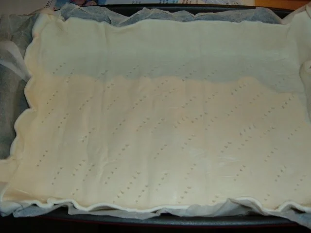 Rezept: Blätterteig : mit Pute, Champignons,Zucchini,Tomate .. Bild Nr. 3 Blätterteig : mit Pute, Champignons,Zucchini,Tomate .. - Rezept - Bild Nr. 3