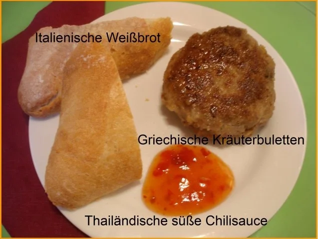 Griechische Kräuterbuletten - Rezept