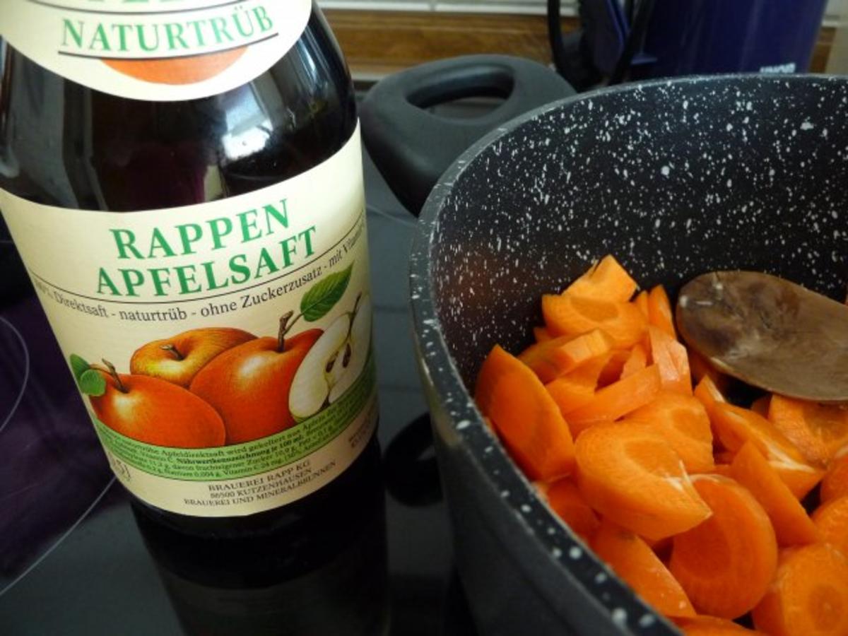 Suppen & Eintöpfe :  Kürbissuppe mit Apfelsaft - Rezept - Bild Nr. 4