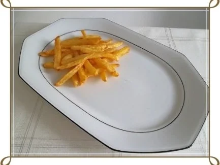 Champignonrahmsauce mit Pommes frites  und einem „Pilzei“ dazu - Rezept - Bild Nr. 8