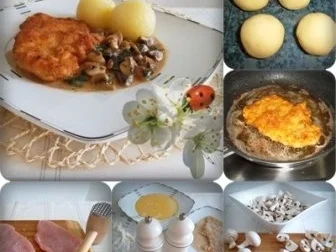 Putenschnitzel mit Champignonsauce und Kartoffelklöße dazu - Rezept - Bild Nr. 8
