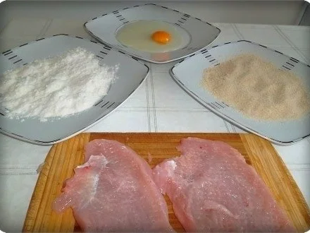 Putenschnitzel mit Champignonsauce und Kartoffelklöße dazu - Rezept - Bild Nr. 4