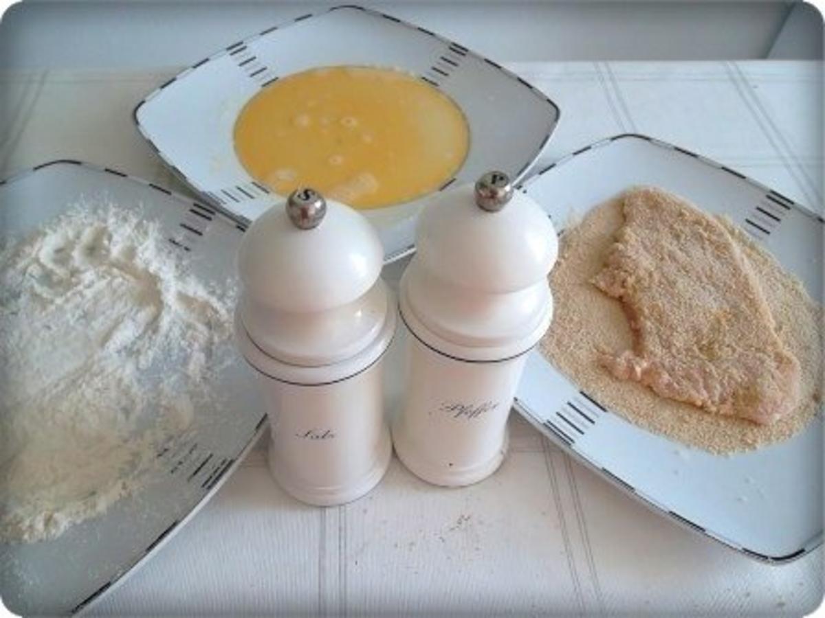 Putenschnitzel mit Champignonsauce und Kartoffelklöße dazu - Rezept - Bild Nr. 5