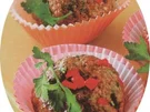Muffin aus Hackfleisch und Paprika - Rezept