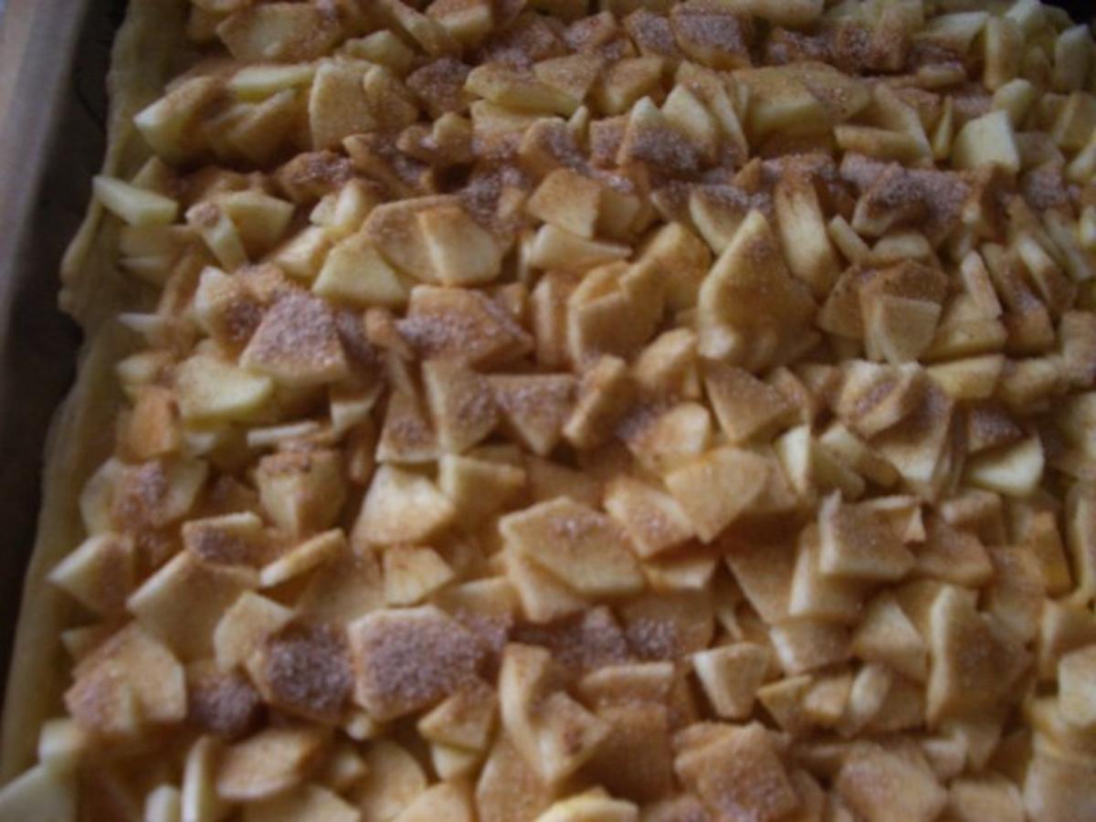 einfacher Apfelkuchen mit Hefeteig - Rezept - Bild Nr. 10