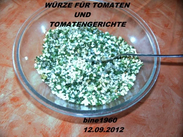 WÜRZE  FÜR  TOMATEN  UND  TOMATENGERICHTE - Rezept - Bild Nr. 2