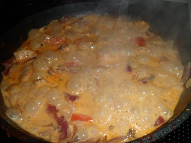 Zwiebel Geschnetzeltes Liptauer Art - Rezept - Bild Nr. 3