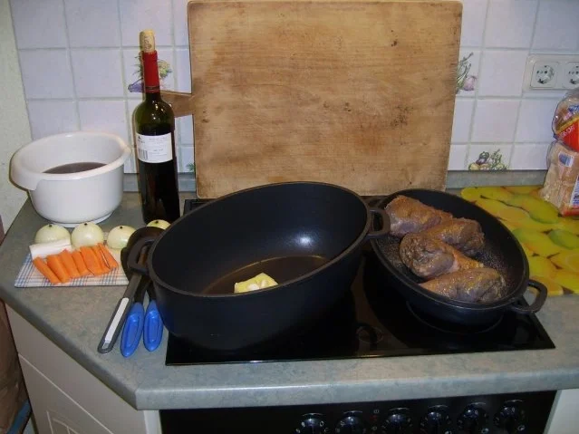 Rezept: Kräuterputenkeule mit Honig-Senfkruste Bild Nr. 5 Kräuterputenkeule mit Honig-Senfkruste - Rezept - Bild Nr. 5