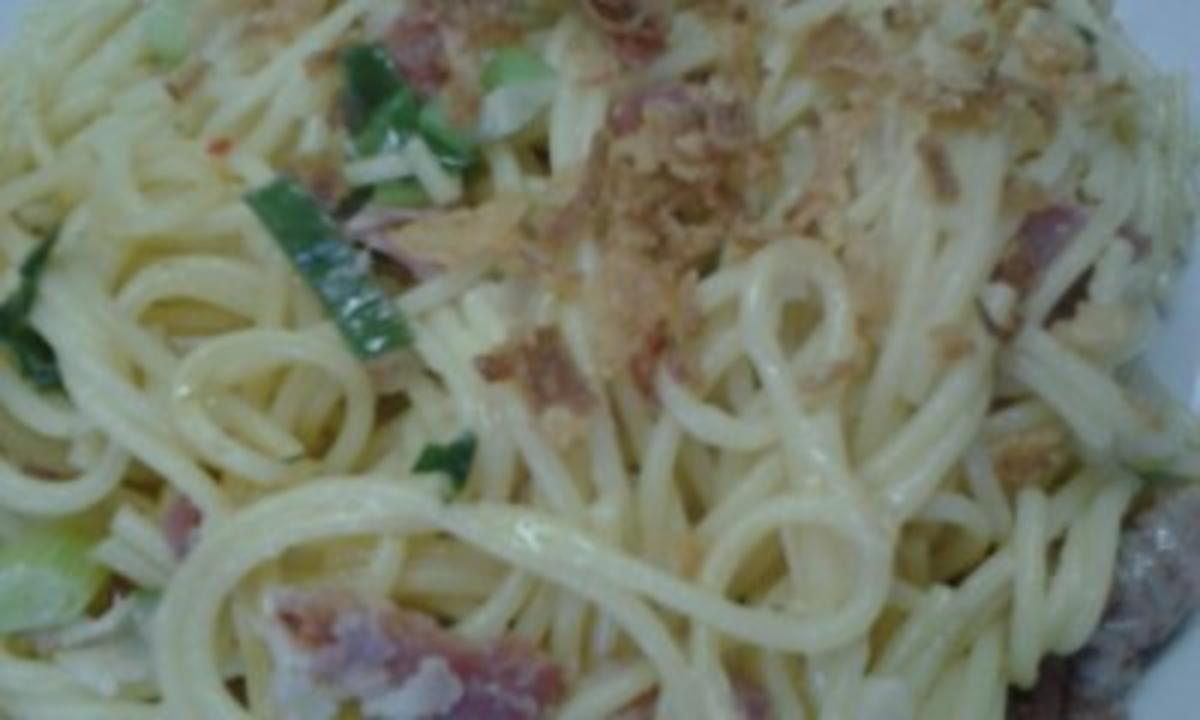 Knoblauch-Parmesan-Spaghetti - Rezept